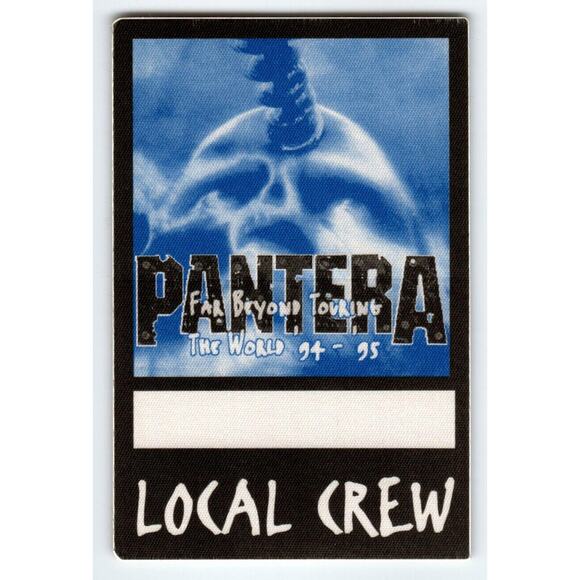 Pantera Backstage Music Pass Original Far Beyond Driven Heavy Metal Skull Black - Picture 1 of 1